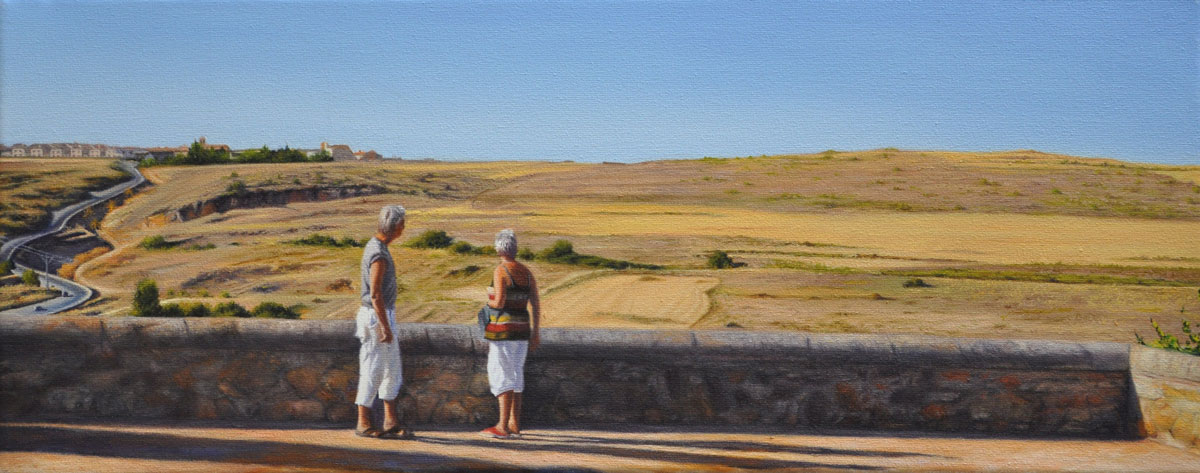 PAISAJE DESDE EL ALCÁZAR oil on canvas 50cm x 25cm 2009