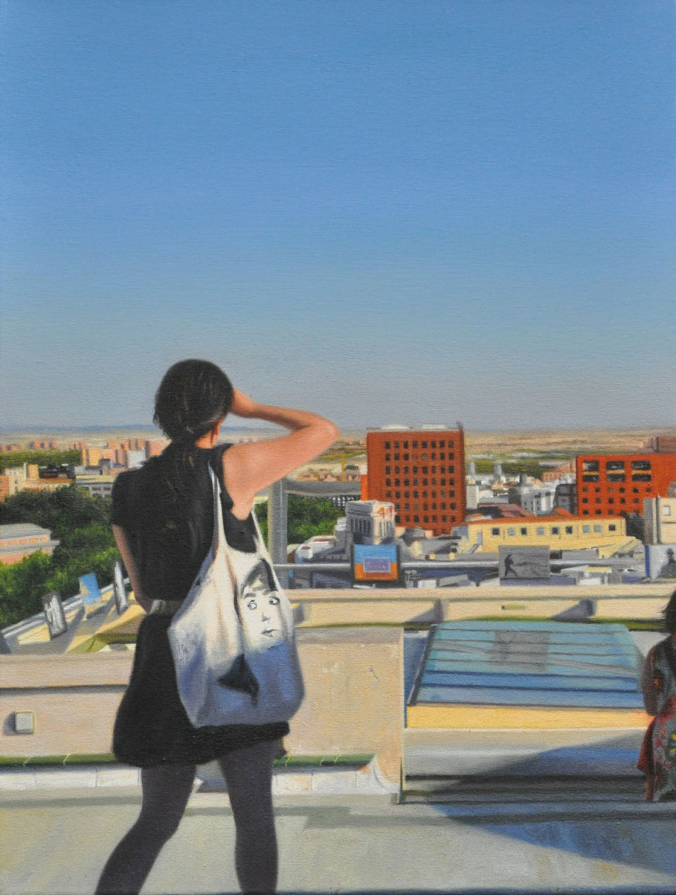 THE TOURIST oil on canvas 30cm x 40cm 2011